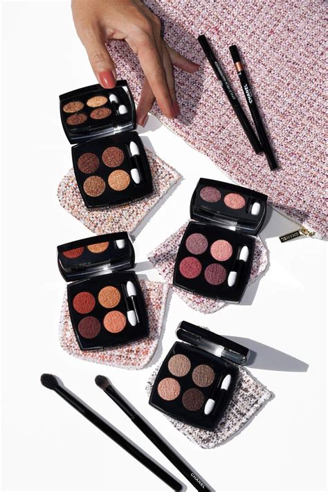 New Chanel Les 4 Ombres Tweed Eyeshadows 